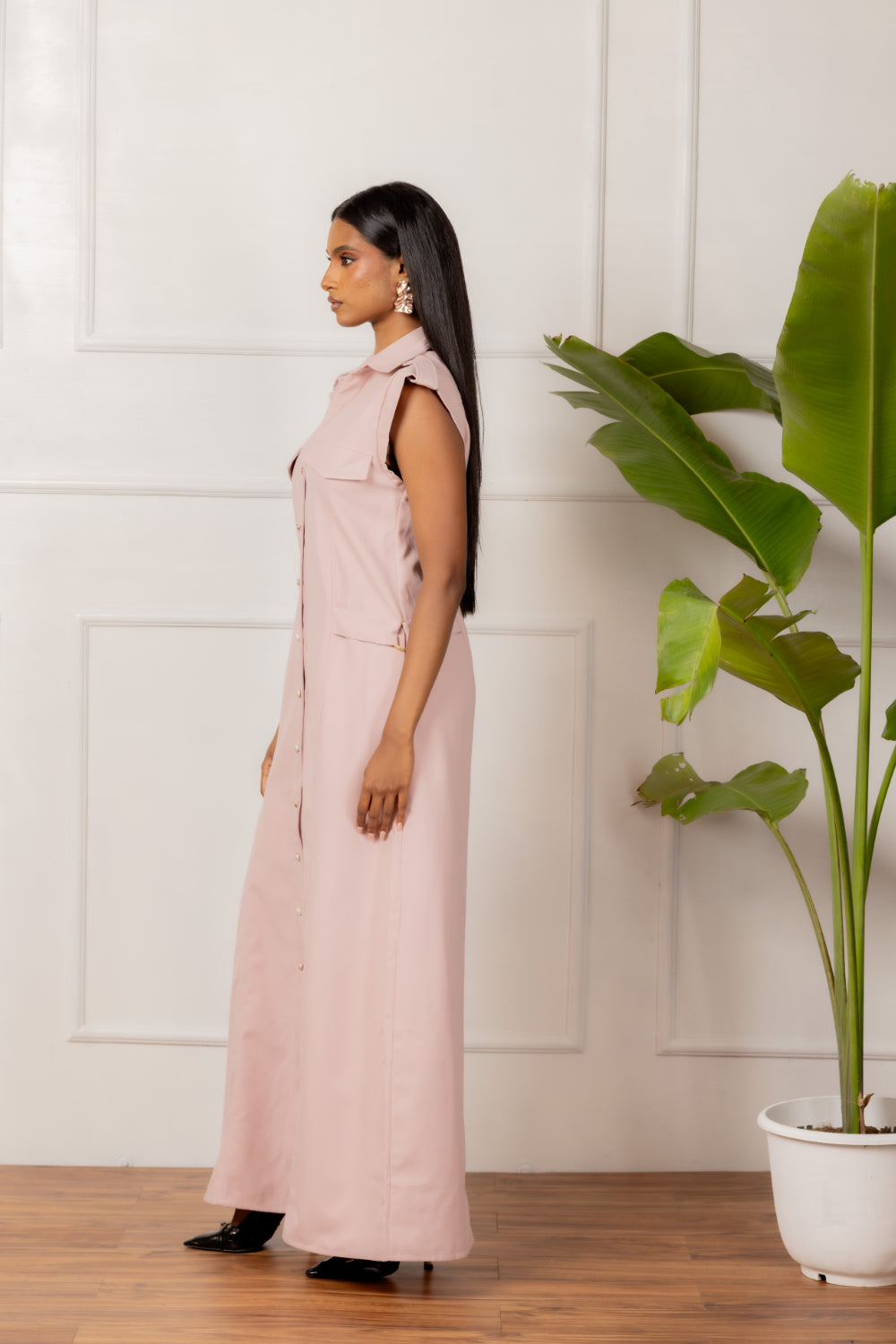 Aria Button down dress