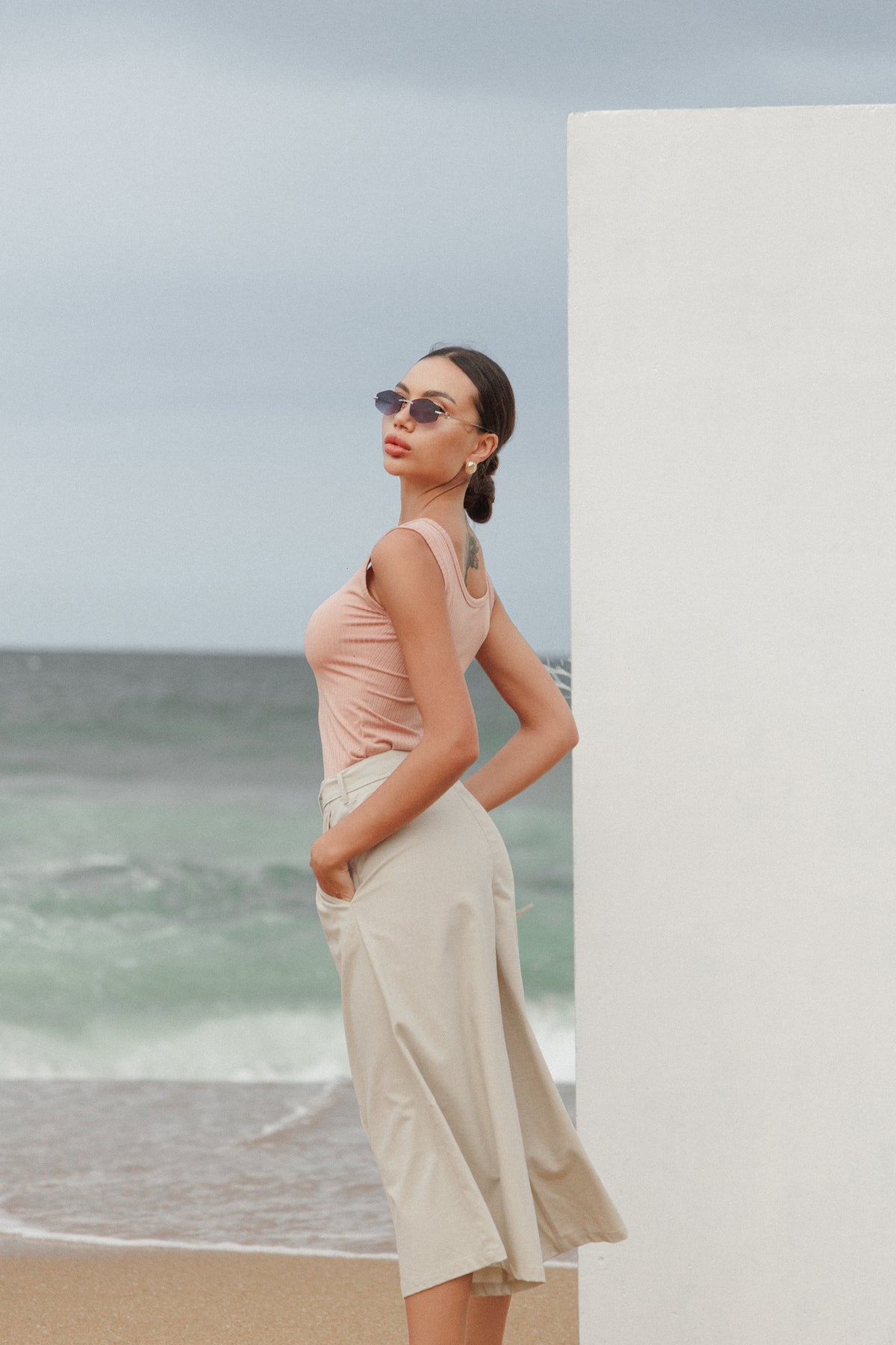 Leya Linen 3/4 Pants