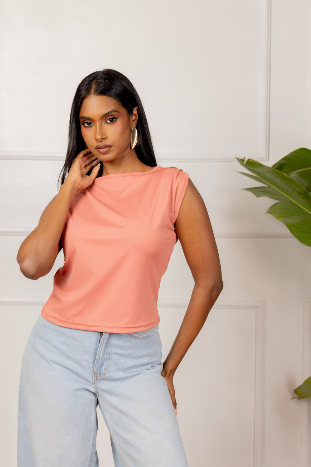 Kara sleevless top