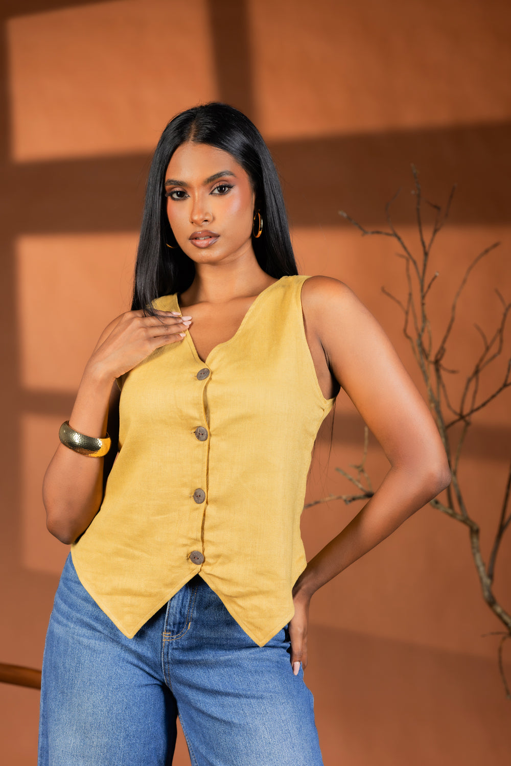 Amelia Waist Coat Top