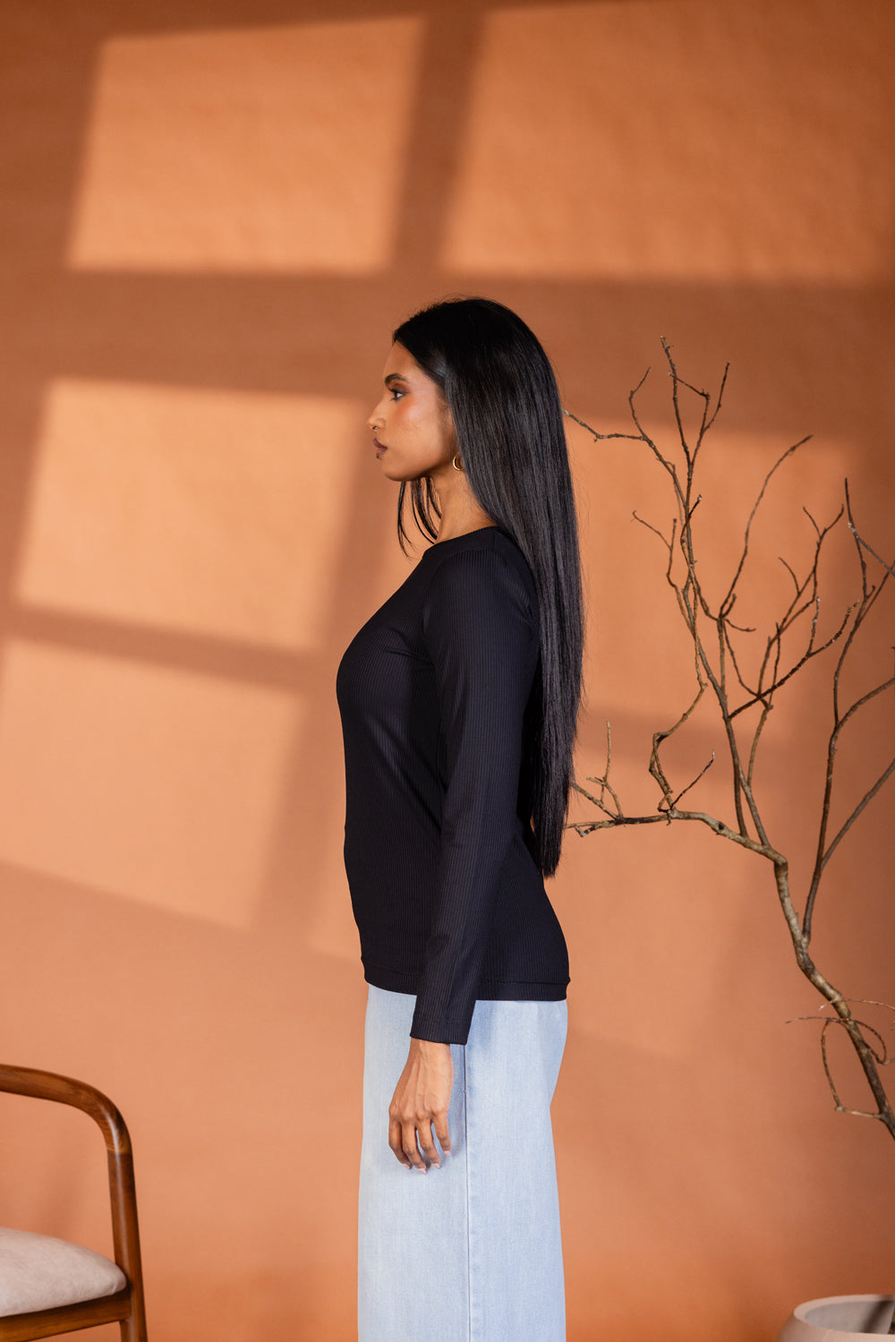 Shey Basic long sleeve Tee