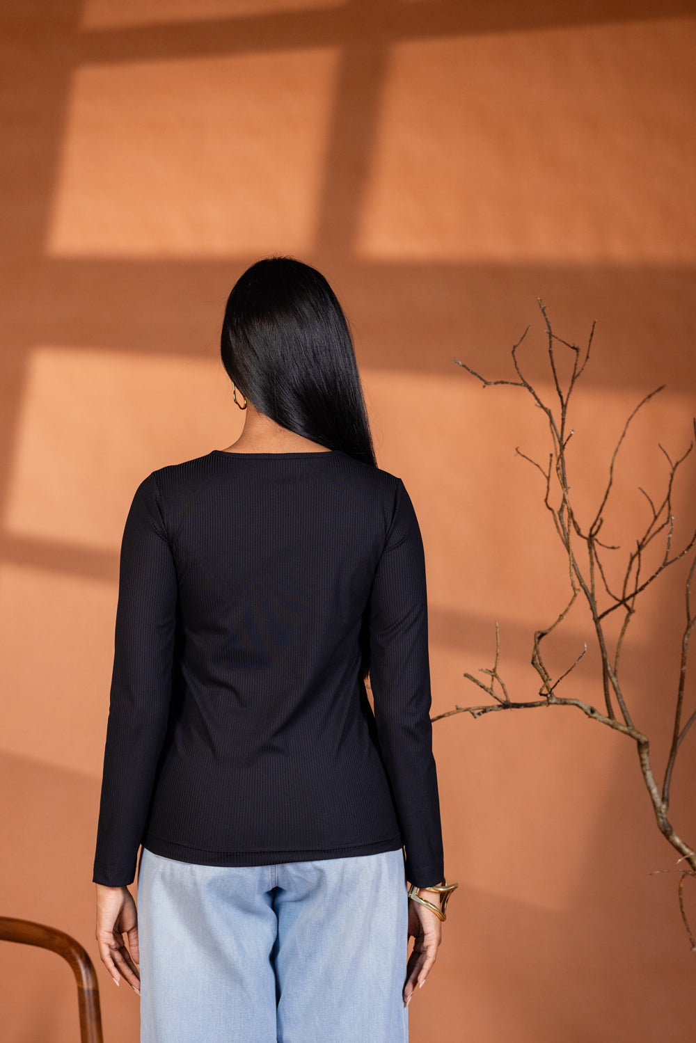 Shey Basic long sleeve Tee