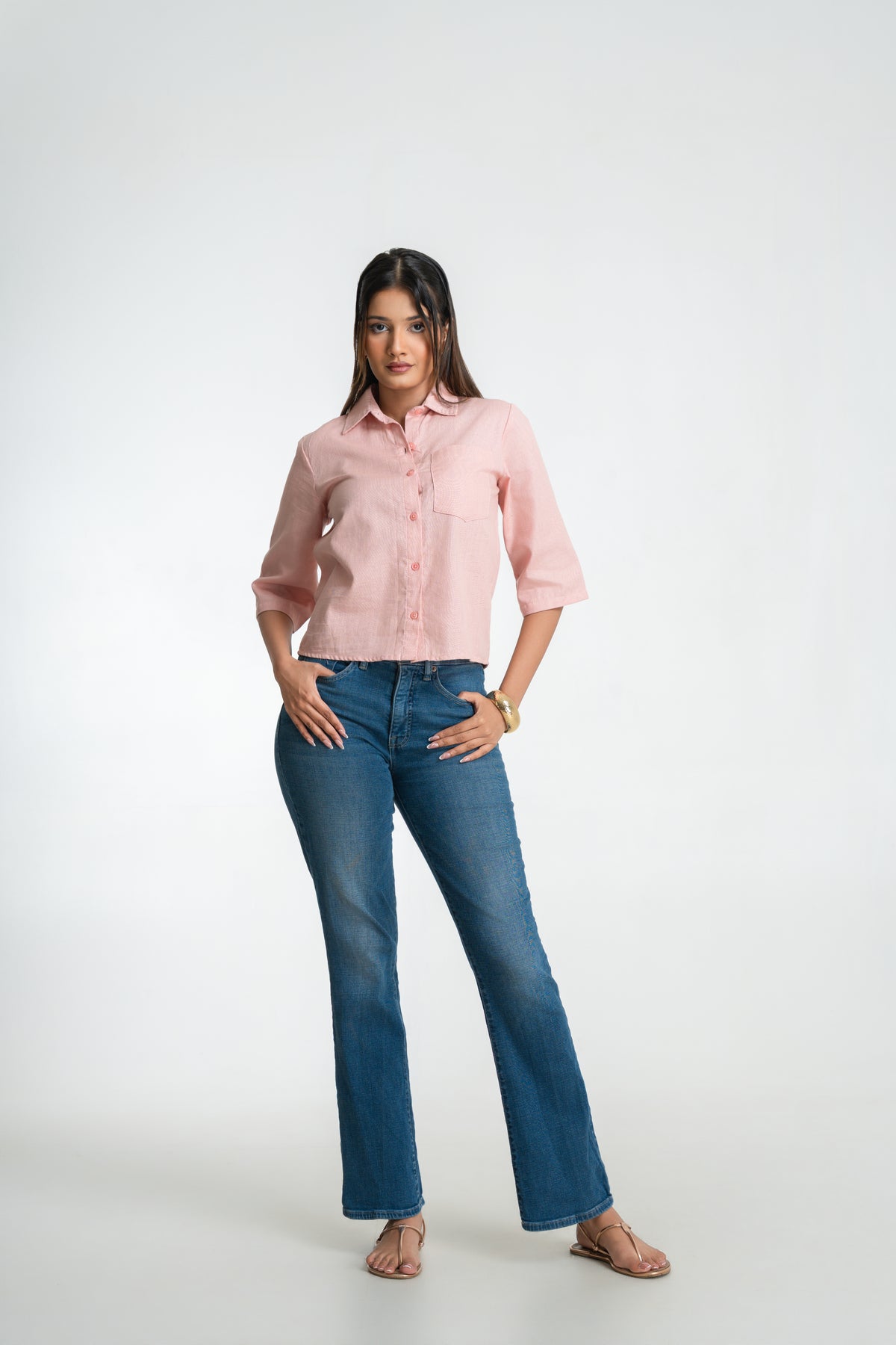 Rose Linen Shirt