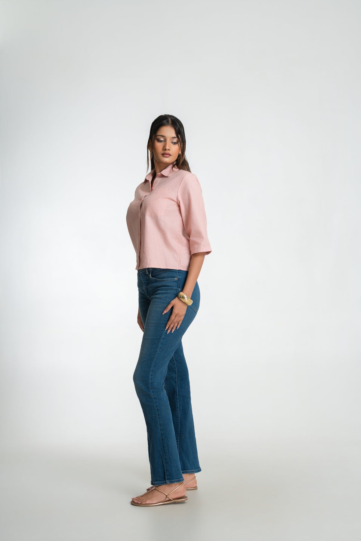Rose Linen Shirt