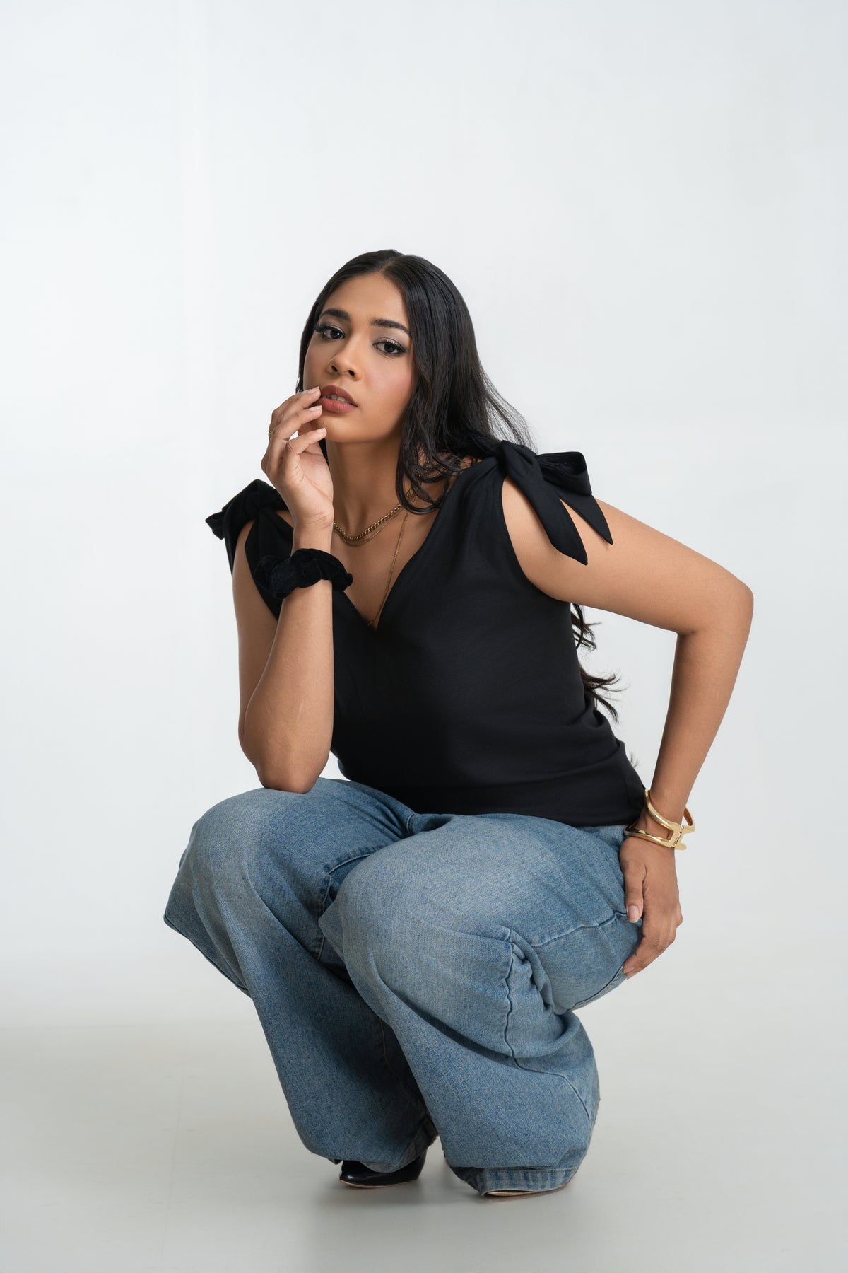 Livia tie top