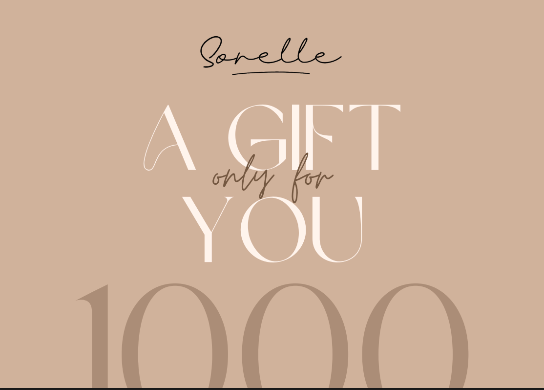 Sorelle Gift Card Rs 1000